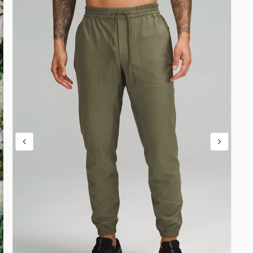 Lululemon License To Train Jogger Green L
